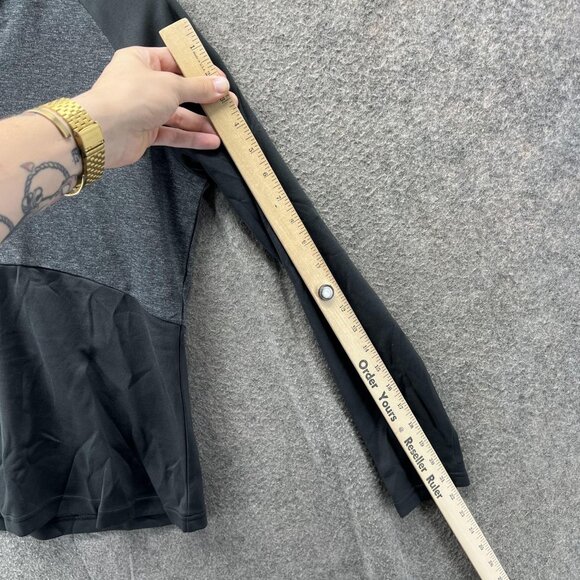 FootJoy Pullover Womens Small Gray Black 1/4 Zip Aramco Team Series Golf FJ - Picture 9 of 12